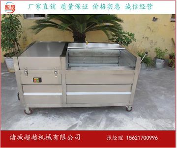 多功能果蔬毛輥清洗去皮機(jī)