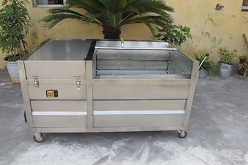 毛刷輥清洗去皮機(jī) 大姜黃芪清洗機(jī)廠家直銷 價格最低